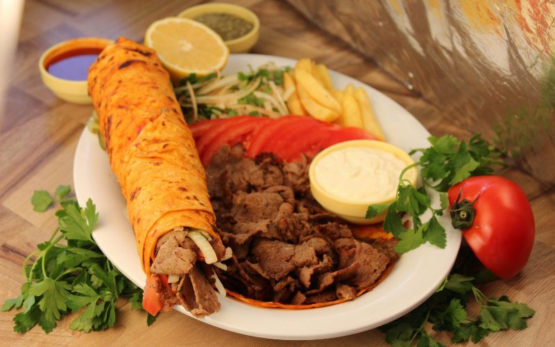 chicken shawarma wrap calories and nutrition facts