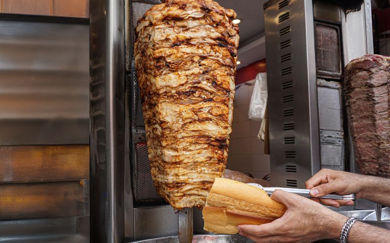 beef shawarma calories and nutrition information