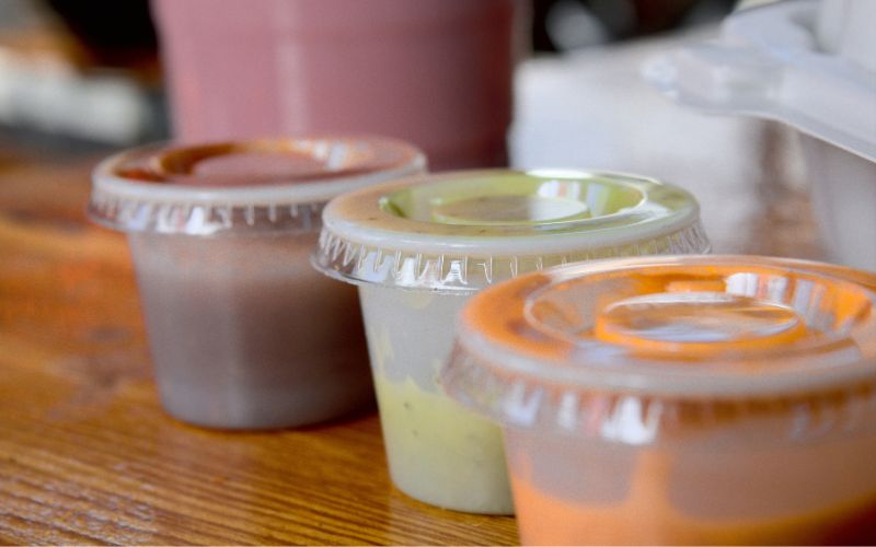 What Is Shawarma Sauce? Traditional shawarma platter served with authentic Middle Eastern sauces