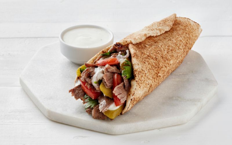 What Is Shawarma Sauce? Different types of shawarma sauces including toum, tahini, and yogurt sauce